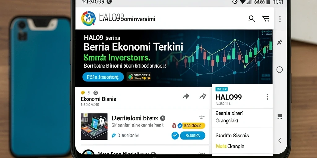 Tampilan antarmuka HALO99 yang sederhana dan informatif.