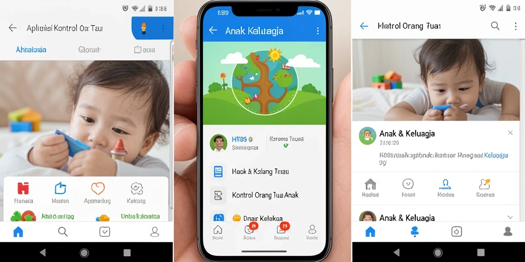 Antarmuka aplikasi HR89 yang intuitif dan mudah digunakan.